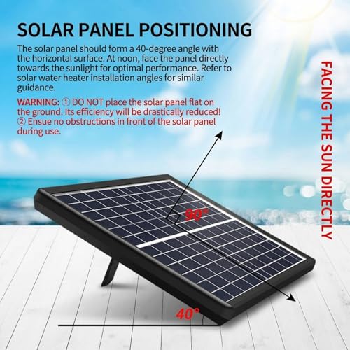 Bomba de agua solar de 12V para estanque, kit de fuente sumergible 7