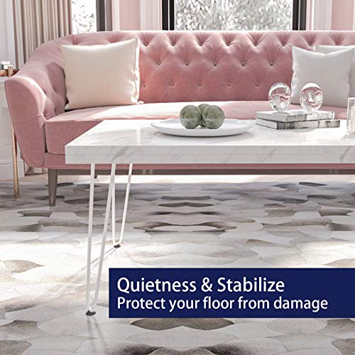 image for SMARTSTANDARD 16 Inch Heavy Duty Hairpin Furniture Legs, Metal Home DI