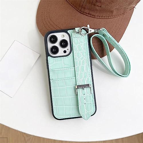 Coque double clip strap avec dragonne pour iPhone 14 Pro Max Luxury