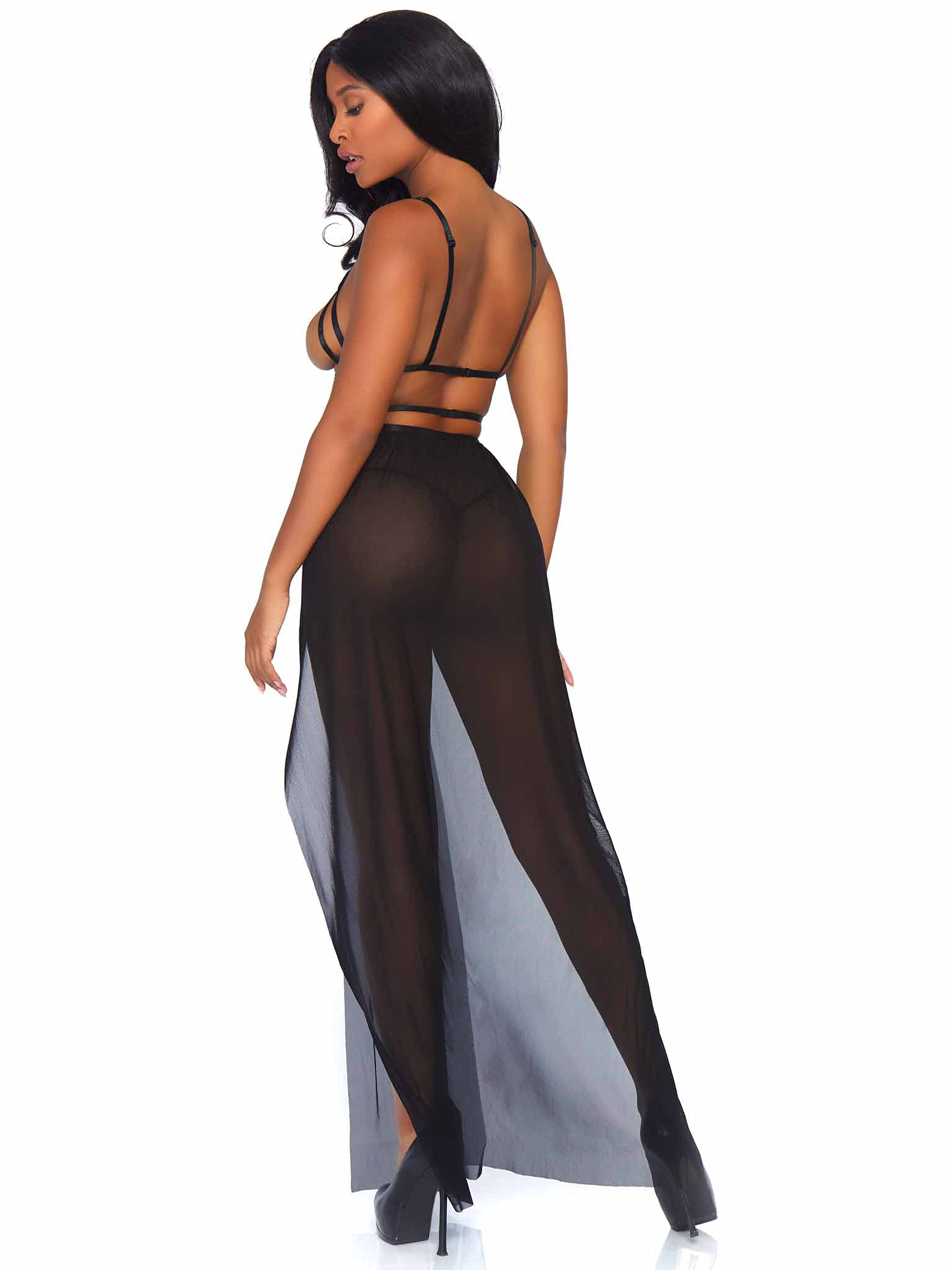 LEG AVENUE DRESSES/VESTIDOS Ropa Interior Erótica De Cuero Y Látex para Mujer Sexo Y Sensualidad Adulto Unisex Set di Biancheria Intima, Multicolor, S/M Donna