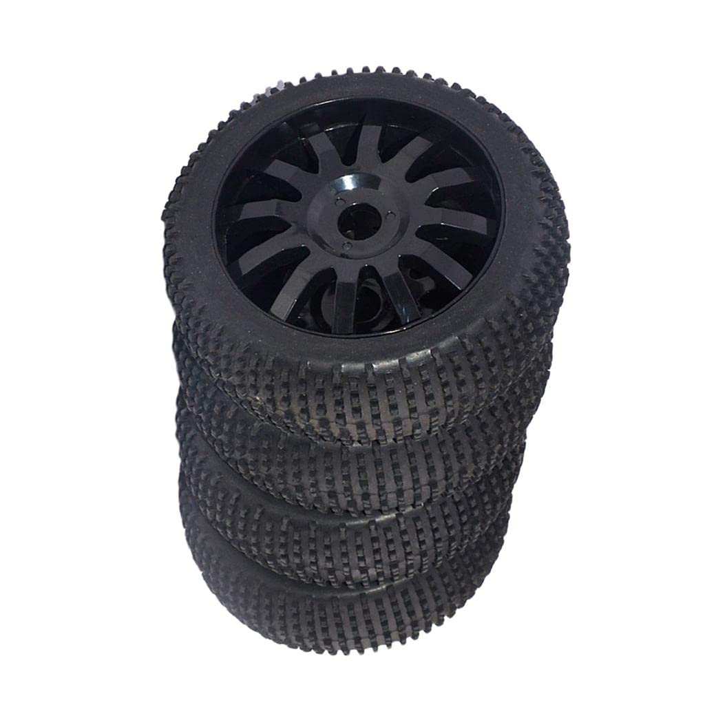 Jantes Et Pneus De Roue De Voiture Hors Route à L'échelle 1/8 pour HSP HPI Racing Car Black