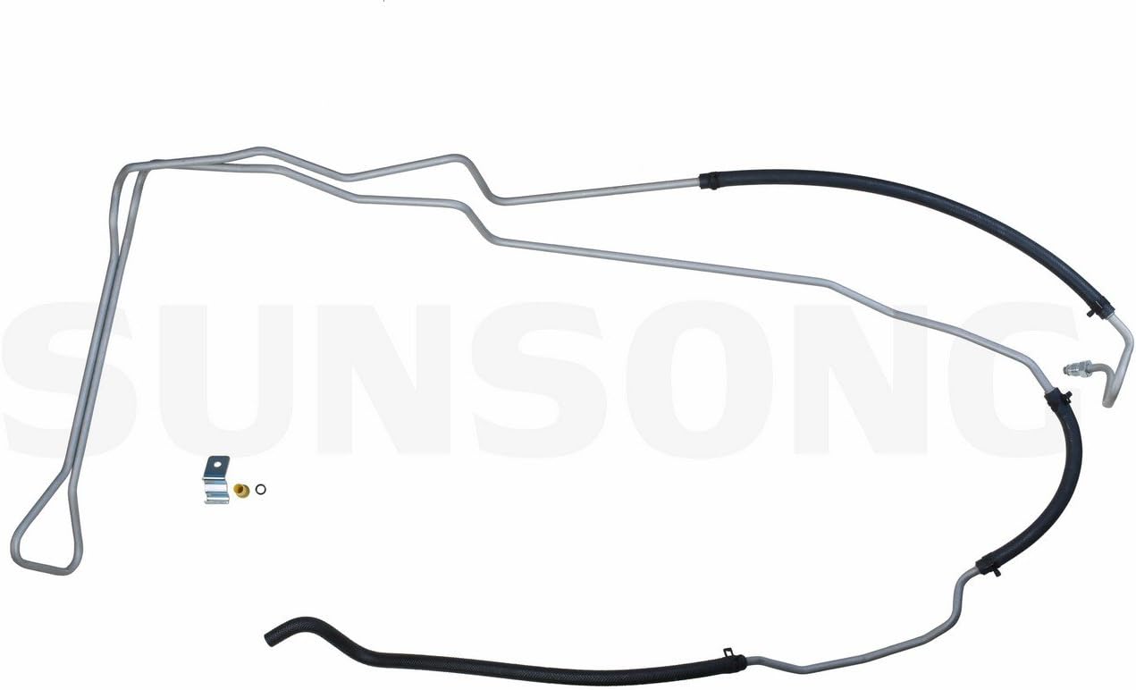 Sunsong 3401523 Power Steering Return Line Hose Assembly