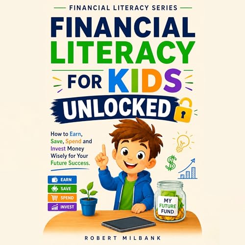 『Financial Literacy for Kids Unlocked』のカバーアート