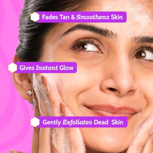 Image of Chemist At Play Glow Getter Combo | Gentle Exfoliating Face Wash 100ml | Gentle Exfoliating Face Scrub 100ml | Powered With AHA & PHA | Gently Exfoliates | Fades Tan | Gives Instant Glow