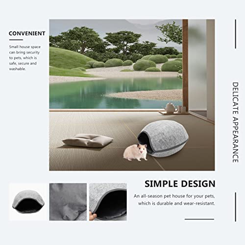 Levemolo Peixe Feltro Maca Gato Ninho Gatinho -roupa Boneca Canil Para Cães Pequenos Barraca Gato Lu