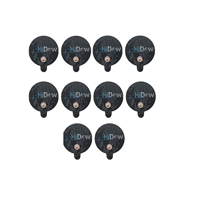 Buy HiDow TENS Unit 5 Pack Large Round Stim Electrode Pads Replacement