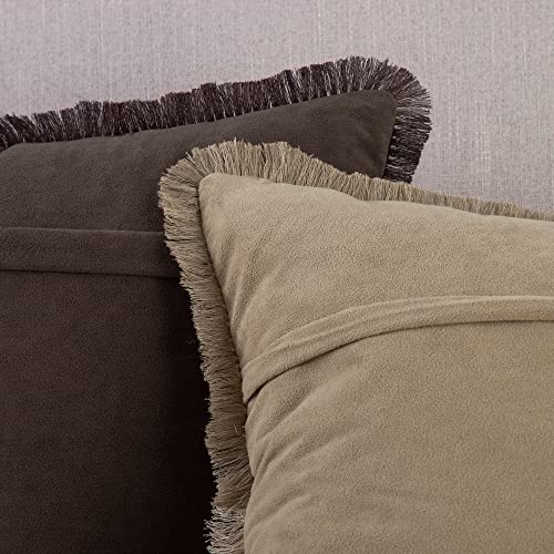 Madizz 2 Pezzi Federe Corto Pelle Scamosciata