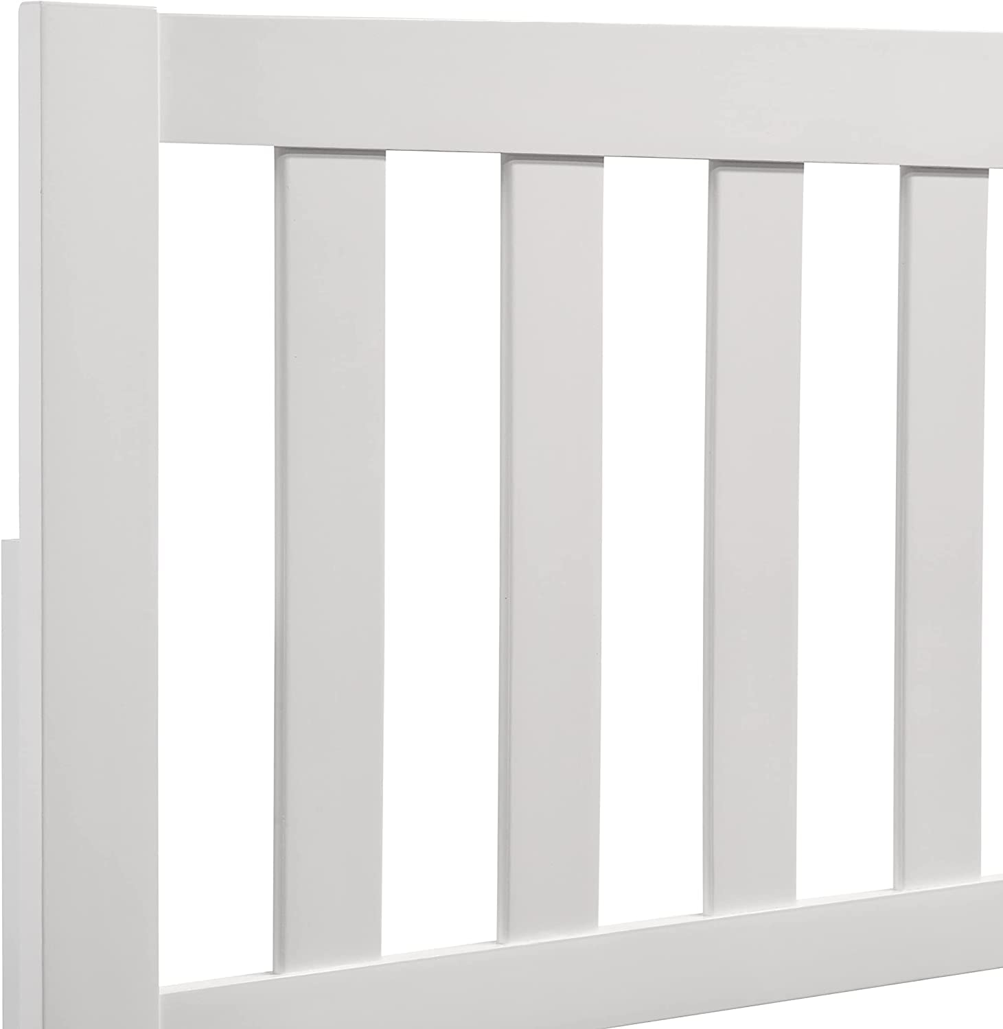 New Classic Furniture Leo Solid Wood King Size All-in-One Platform Bed, White