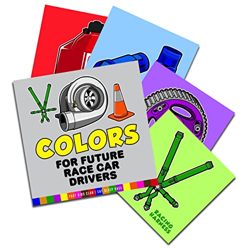 Image of Colors Book For Future Race Car Drivers (Colors Baby Book, Children's Book, Toddler Book, Kids Book)