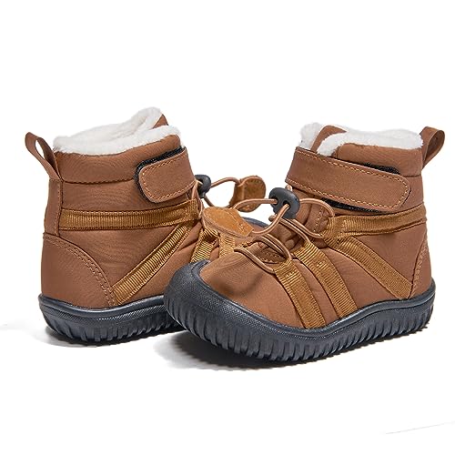 Newsonet Toddler Winter Snow Boots Boys Girls Cold Weather Baby Faux Fur Shoes (Infant/Toddler/)3