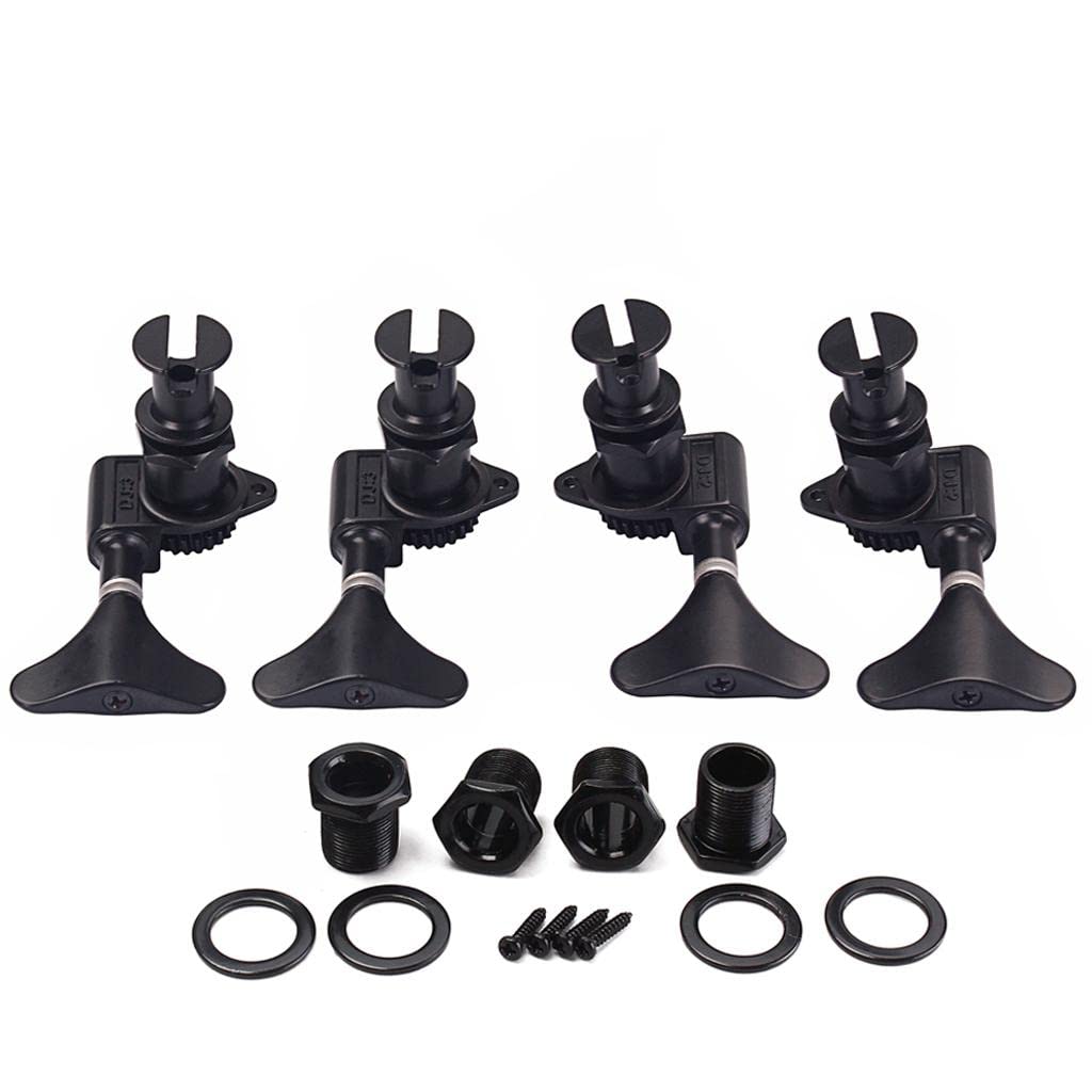 Nero 2R2L Ukulele Tuning Pioli Meccaniche per Ukulele Chitarra Ricambio