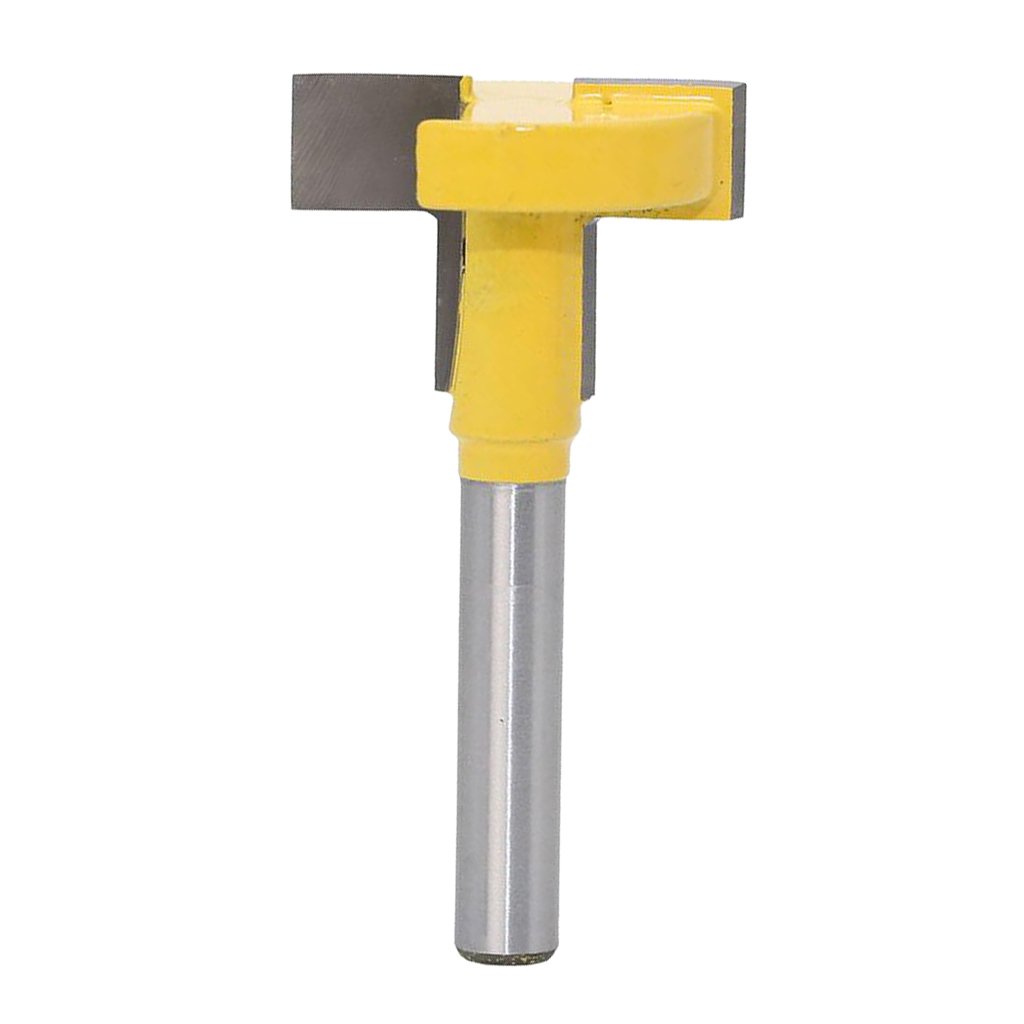 ATORSE® 1/4 Shank T-Slot T-Track Slotting Router Bit 3/8 Cutting Edge Woodwork-image-12