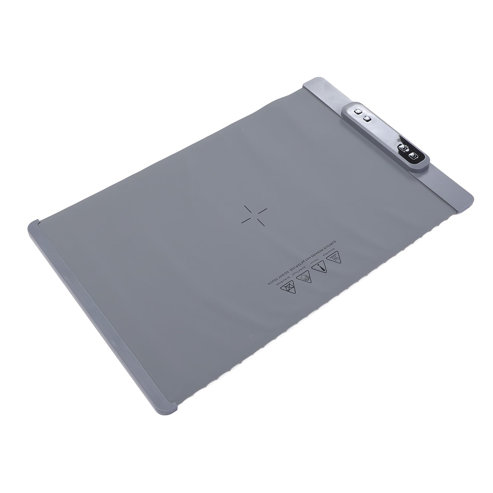 Generic Tappetino Riscaldante per Alimenti a Temperatura Regolabile Vassoio di Scongelamento Elettrico Versatile per Riunioni di Famiglia Silicone (GRAY)