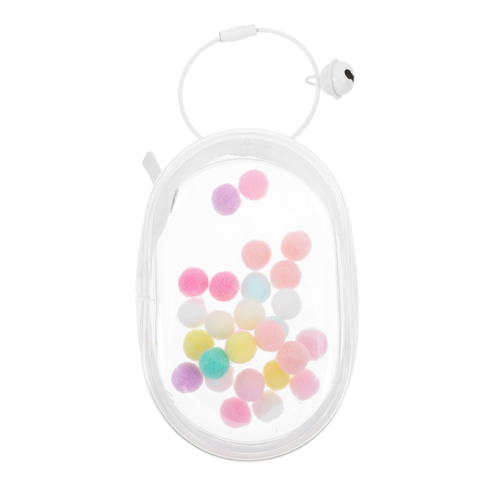 Vaguelly Figure Display Bag Keychain Doll Storage Case Portable PVC Mini Bag Accessory for Toys