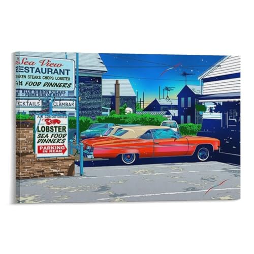 ��؉p�l�u�V�[�r���[���X�g�����v�|�X�^�[ �z�[������ �p�l�� �ǃA�[�g ����Ǌ|�� �G�� �ŉ� �|�p��i �C���e���A16x24inch(40x60cm)