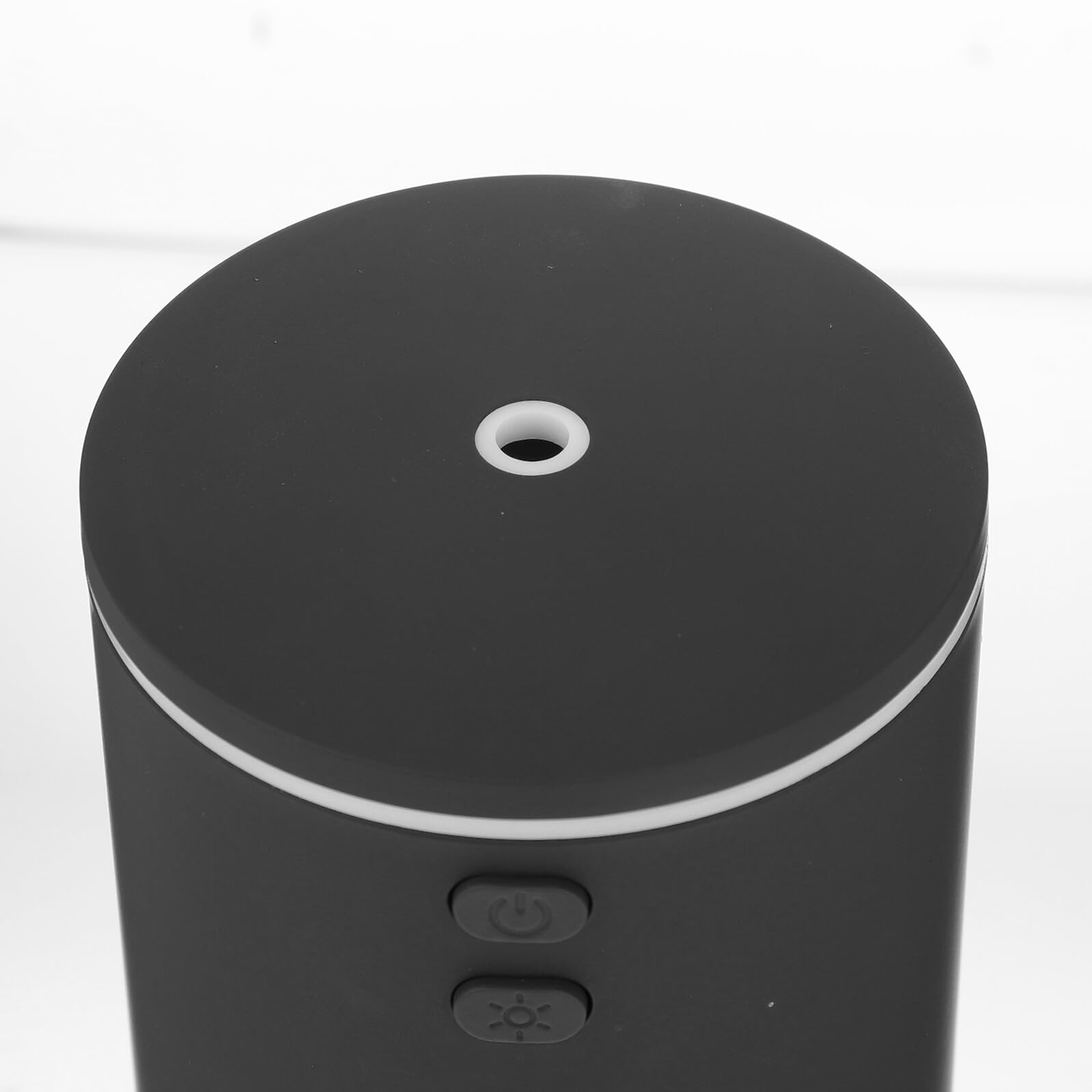 HANABASS Umidificatore USB per Auto e Scrivania Piccolo e Compatto con Funzione Purificatrice e Luce Notturna per Camera da Letto Ufficio e Piante Design Compatto e Alimentazione USB per