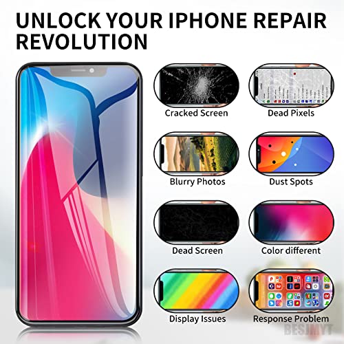Image of for iPhone 11 Screen Replacement with Ear Speaker 6.1 inch LCD | 3D Touch Display Digitizer Full Assembly Tools with Glass Protector Front Earpiece Proximity Sensor Repair A2111 A2223 A2221