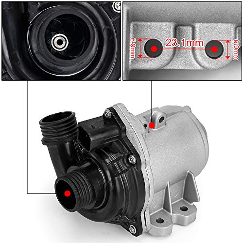 Electric Water Pump/Coolant Pump/Engine Water Pump For N54 Or N55 3.0L Compatible With Bmw 535I, 535Xi. 135I. 740I. X5. X1. Z4. X4. X6. X3 11517632426/11517588885 /11517563659/11519455978 #TOP3