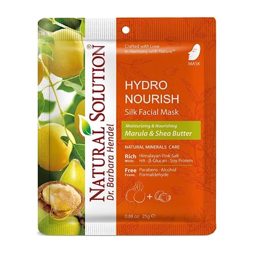 Face Mask for Women, Enriched with Marula Oil & Shea Butter, Moisturizing and Hydro Nourishing, Deep Pore Cleansing, Facial Skin Care- Pack of 10