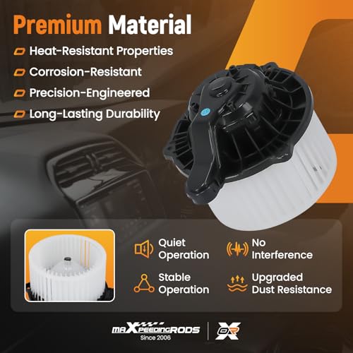 Image of maXpeedingrods 700259 HVAC Blower Motor with Fan Cage Assembly for Hyundai Azera /Elantra /Elantra Coupe /GT /Equus /Sonata, for Kia Cadenza /Forte /Forte Koup /Forte5 /Optima # PM4037 97113-3X000 F00S330054