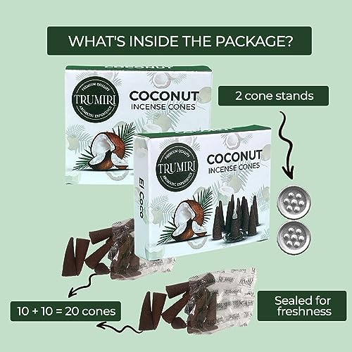 Trumiri TRU-ICTP-COCONUT Incense Cones thumb #1