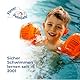 Flipper Swimsafe 1010 - Schwimmflügel für Babys ab 12 Monaten, sichere Schwimmhilfe mit unzerbrechlichem PE-Schaumkern zum Schwimmen lernen, Orange