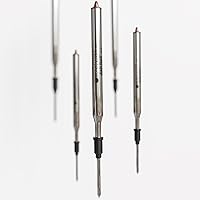 Vista 6 de Monteverde USA Soft - Recambios de bolígrafo para adaptarse a bolígrafos Lamy, tinta marrón, punta media, escritura suave y única, paquete de 2