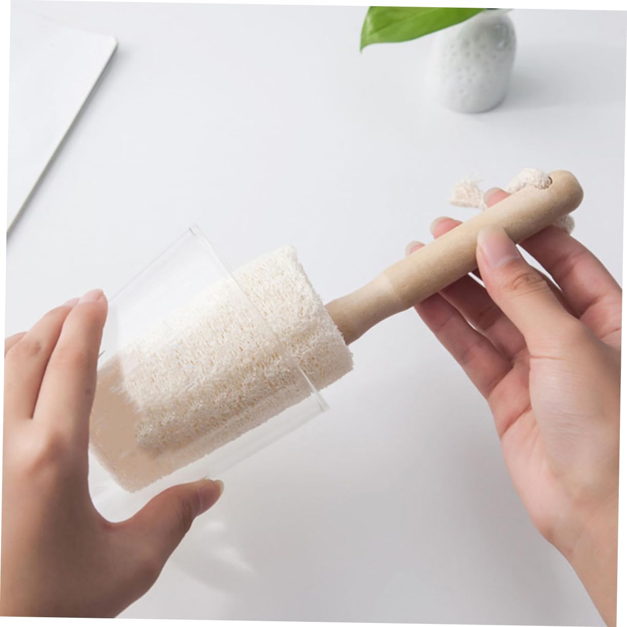 IMIKEYA 15piezas Cepillo De Limpieza Mango De Madera para Botellas Tazas y Utensilios De Cocina Cepillo Multiusos para Lavado De Vasos y Sartenes