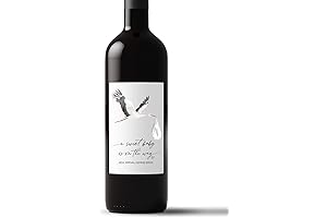 Baby Announcement Wine Label: Unique Surprise Reveal for Loved Ones