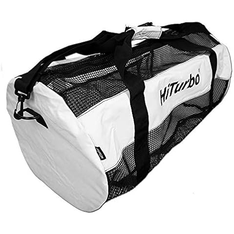 Hiturbo Mesh Duffel Bag-Dive Travel Duffle Bags for Scuba Diving and Snorkeling Beach Gear & Equipment Cover