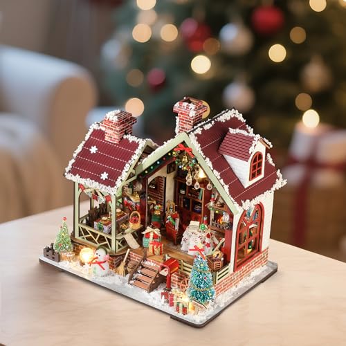 ROCOXIA Warm Christmas Lodge Book Nook Kit thumbnail 4