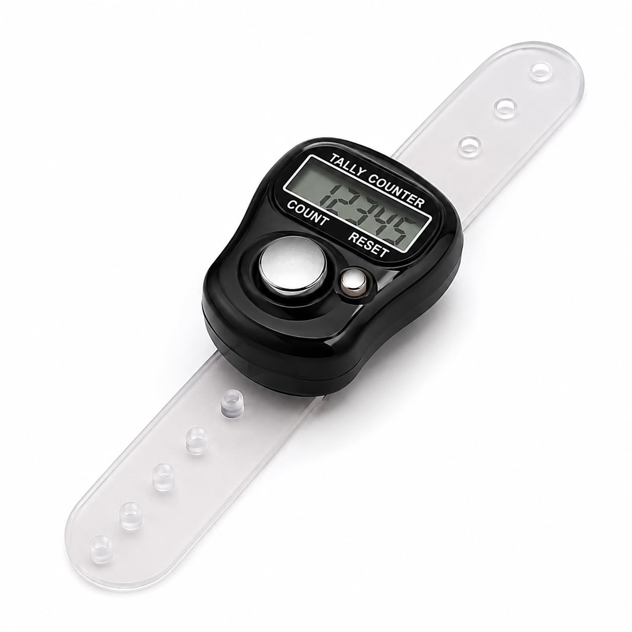 Jaap Counter Pack of 2, Finger Tally Counter, 4-Digit Digital Hand Click Counter with Reset Button for Prayer, Meditation, Sports, Knitting & Counting, Multicolor by COLOURSWINK | Adjustable Band, One-Hand Operation, Multiple Colours, Compact & Portable, Easy Count & Reset-image-21