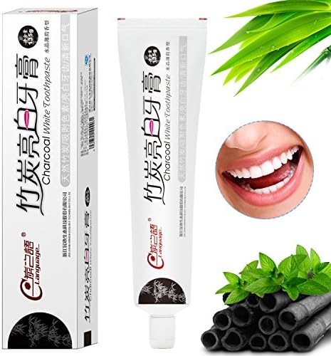 Tansmile Charcoal Teeth Whitening Toothpaste, 4.7 Fluid Ounce