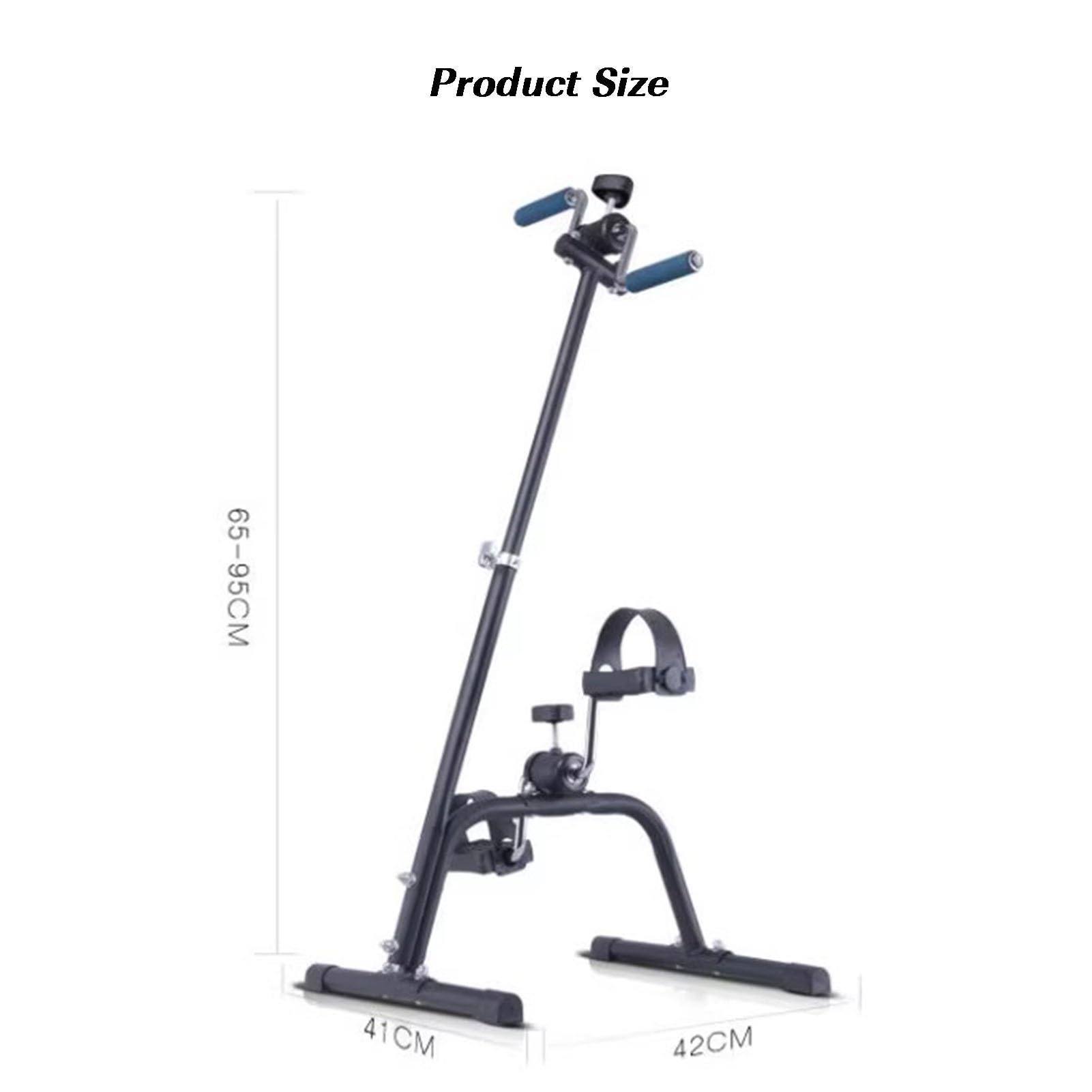 Mini Cyclette, Cyclette a Pedali, Cyclette a Pedali, con Maniglia Regolabile, Adatta a chiunque per Allenamento di Fitness e Riabilitazione di Braccia o Gambe