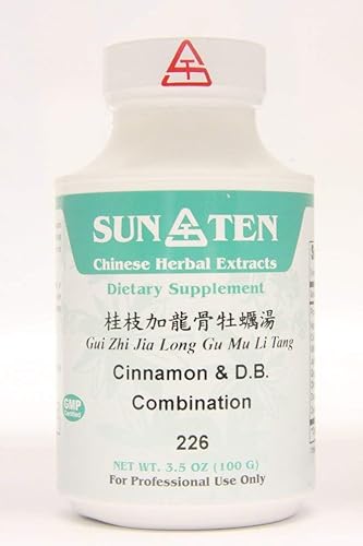 Sun Ten - Canela y hueso de dragón COMBINA GUI Zhi Jia Long Gu Mu Li Tang Gránulos concentrados 3.53 oz 226 por Baicao disponible en Yaxa Colombia