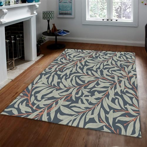 Tapis William Morris botanique moderne antidérapant long 120x210 cm - 2