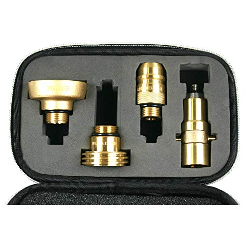 Drehmeister Juego de Adaptadores para GLP Juego de Adaptadores para Tanque M12 con Caja - Todos los Adaptadores Europa Autogas (M12/W21.8)