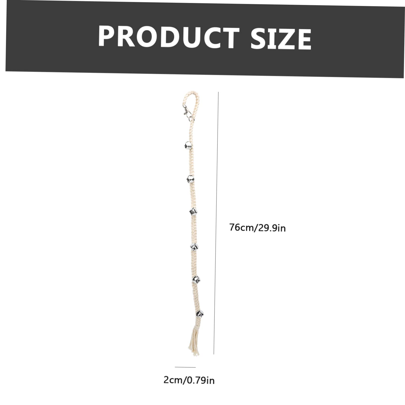 Totority Dog Training Bell with Strap Dog Bell for Communication Pet Training Aid for Dogs and Cats for Potty Training and Indoor Play Durable Dog Accessory