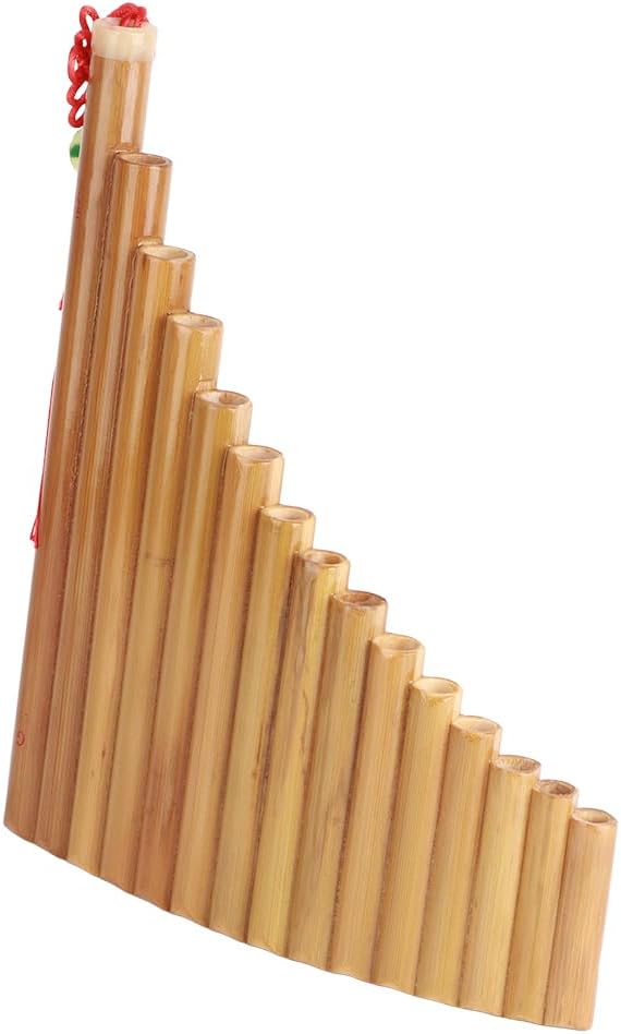 15 Key G Key Pan Flute for Beginners and Students Ideal Pan Flute Instrument for Learning Music (A)