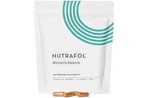 Nutrafol Women's Balance Hair Growth Supplement: Restore Thicker Hair in 3-6 Months