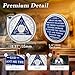 Recovery Triangle 25 Year Sobriety Coin - Silver Roman Numeral NA AA Coins - 1-40 Prime NA/HA/AA Chips and Medallions - Narcotics Alcoholics Anonymous Sober Gifts for Men Women