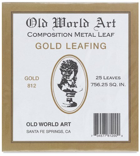 GOLD LEAF 25SHEET/BOOK