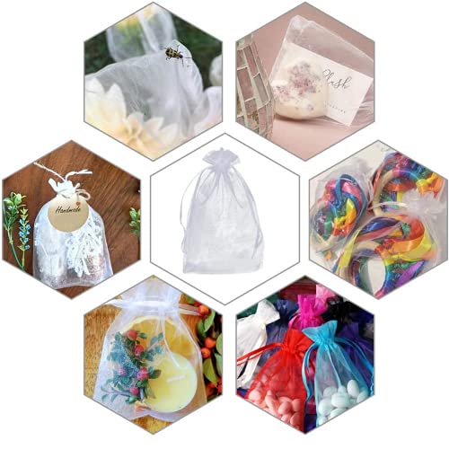 DAIRF - Sacchetti in organza, 50 pezzi, per