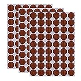 162 PCS Self-Adhesive Screw Hole Stickers in 3 Sheets - Plastic Covers Caps Wood Textured Free Sticker 21mm/0.82