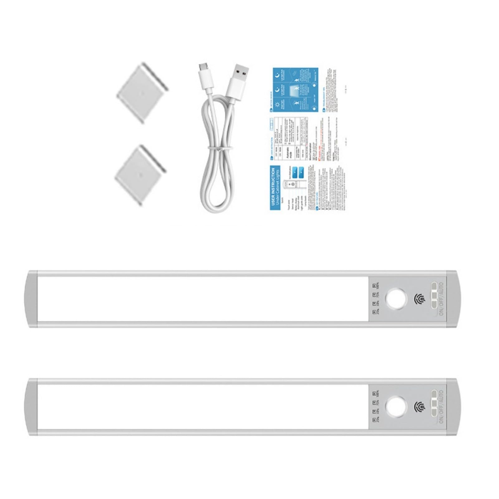 Nucelit Three Lighting Settings Fingerprint Dimming for Table Kitchen Rechargeable Attractive Beneath Lighting with Touch Dimming