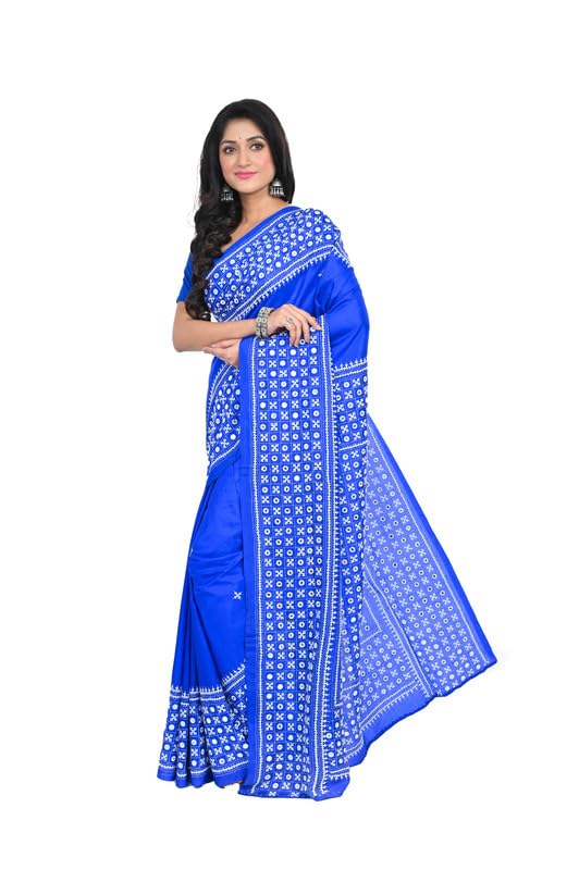 TANTUJA BANGLAR TANTER KAPAR handloom silk saree – image 4