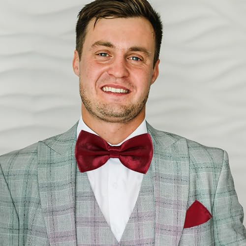 Set Formal Para Hombre: Fajín, Corbata de Moño y Pañuelo miniatura 5
