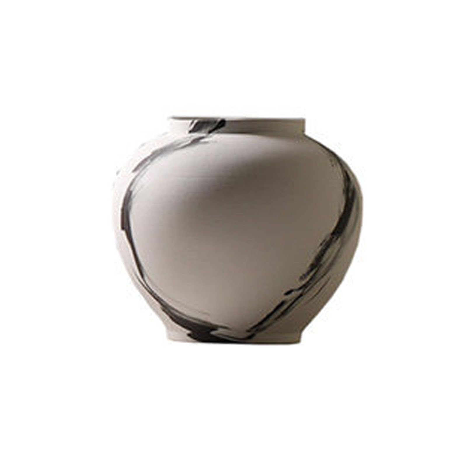 Nzzkoides K Large Art Ceramic Vase, Creative Decorative Vase, Ornament For Living Room, Bedroom, Restaurant, Hotel, Farmhouse, Villa, Irregular Shape(Size:27.5 * 27.5 * 25.3Cm,Color:k)