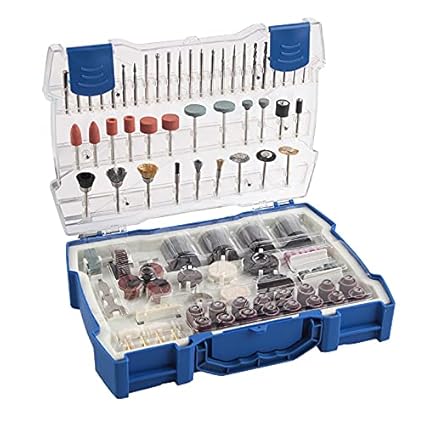 Rotary Tool Accessories Kit 365 Pieces 1/8-inch Diameter Shanks Universal Fitment for DIY Woodworking, Cutting, Grinding, Sanding, Sharpening, Carving and Polishing