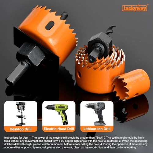 Luckyway Hole Saw Kit Pro
